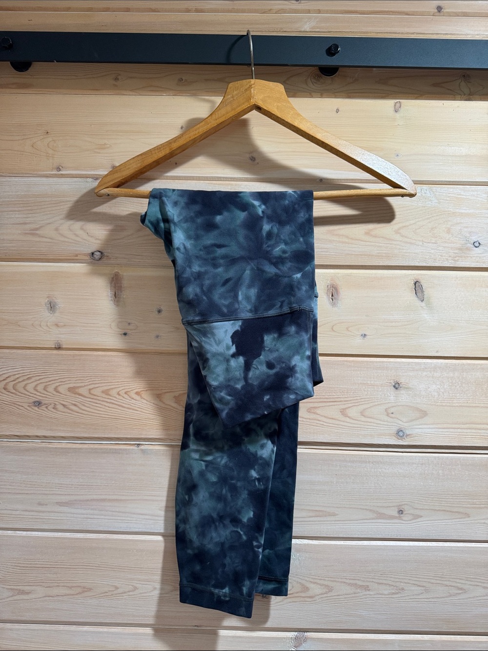 lululemon athletica Tie-Dye High-Rise Leggings - Black & Grey/Green